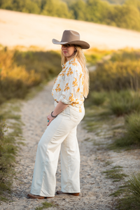 The Buckaroo pearl snap blouse