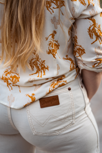 The Buckaroo pearl snap blouse