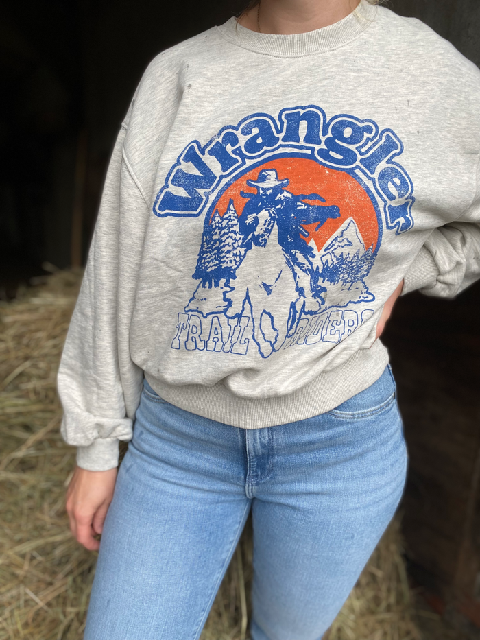 WRANGLER Oversized sweat oat mele