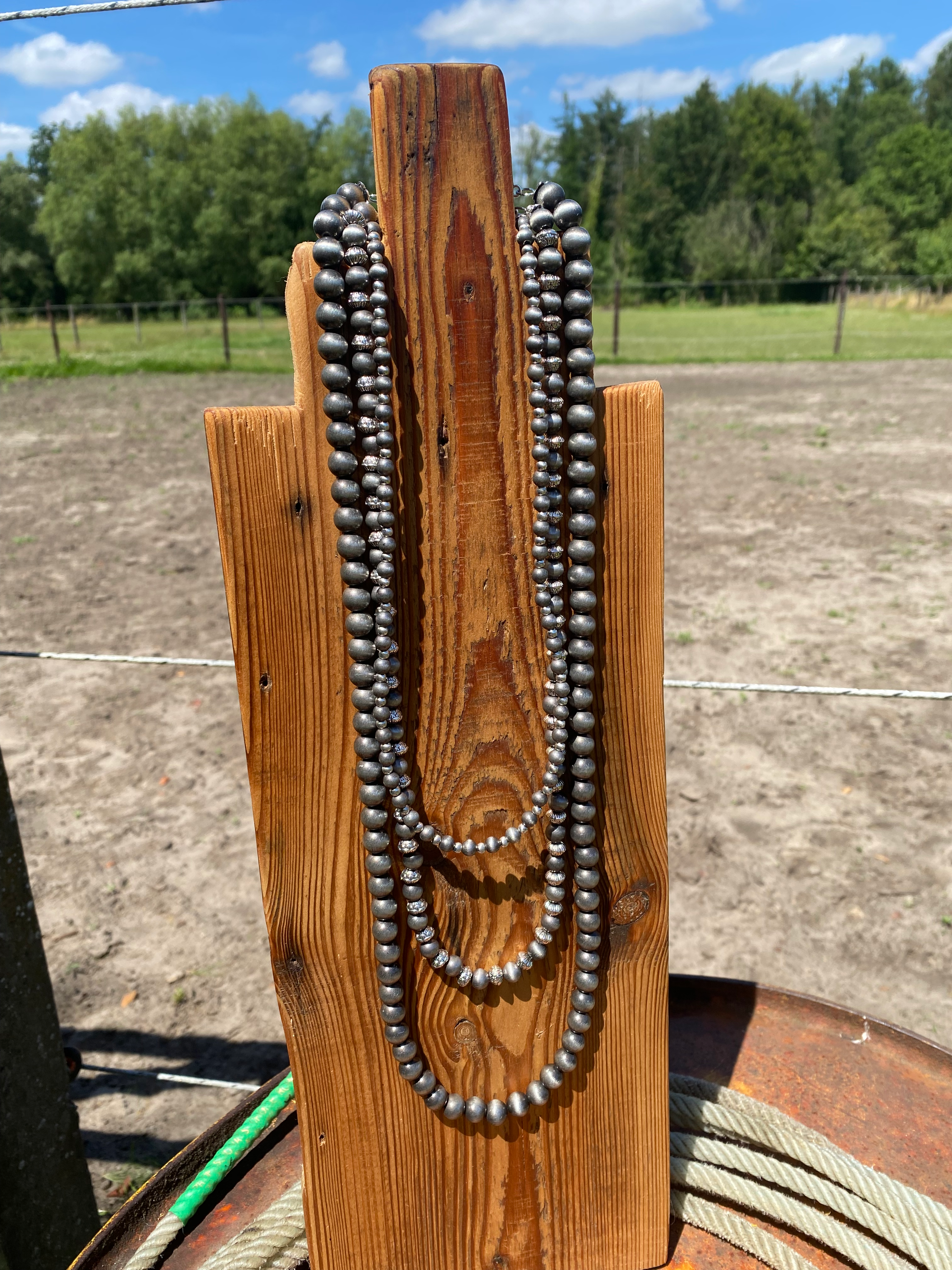 FAUX Navajo bead necklace