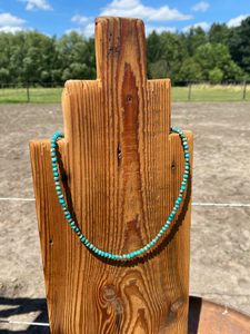 FAUX turquoise ketting