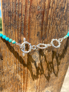 FAUX turquoise necklace