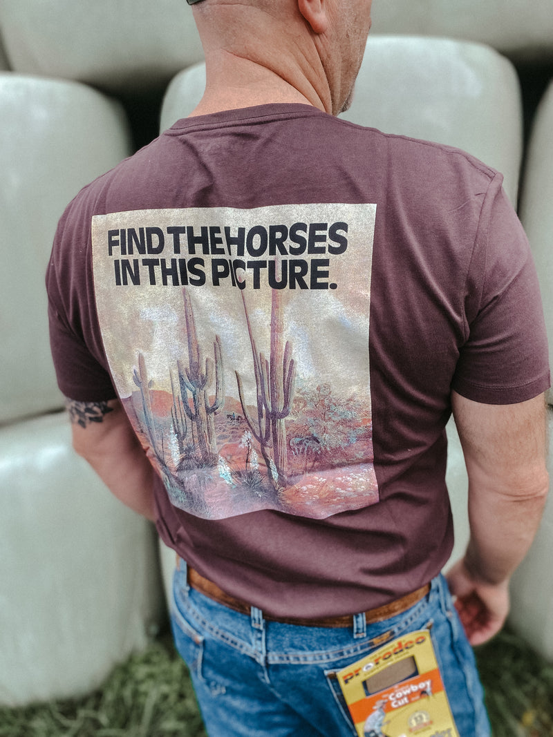 WRANGLER Vintage tee mahogany