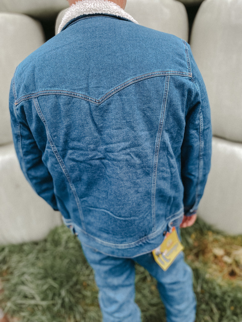 WRANGLER Sherpa classic jacket mid stone