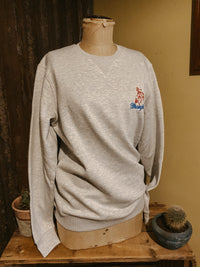 WRANGLER Embroidery Crew Oat Mel