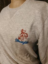 WRANGLER Embroidery Crew Oat Mel