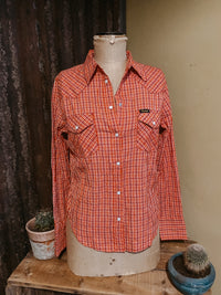 WRANGLER Western Shirt Flame Scarlet