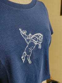 WRANGLER Baby Tee Deep Cobalt
