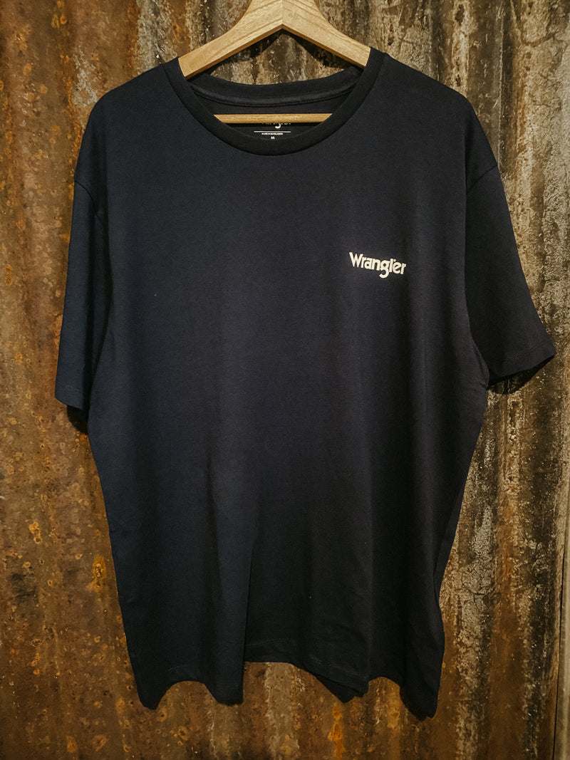 WRANGLER Vintage Tee Navy