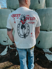 WRANGLER Vintage Tee Worn White