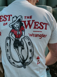 WRANGLER Vintage Tee Worn White