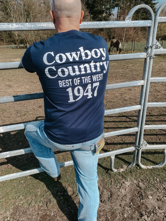 WRANGLER Vintage Tee Navy