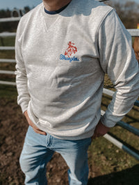 WRANGLER Embroidery Crew Oat Mel