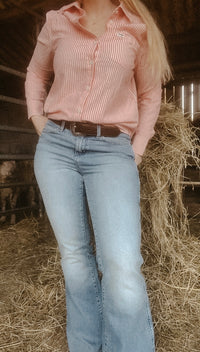 WRANGLER 1 PKT Shirt Honeysuckle