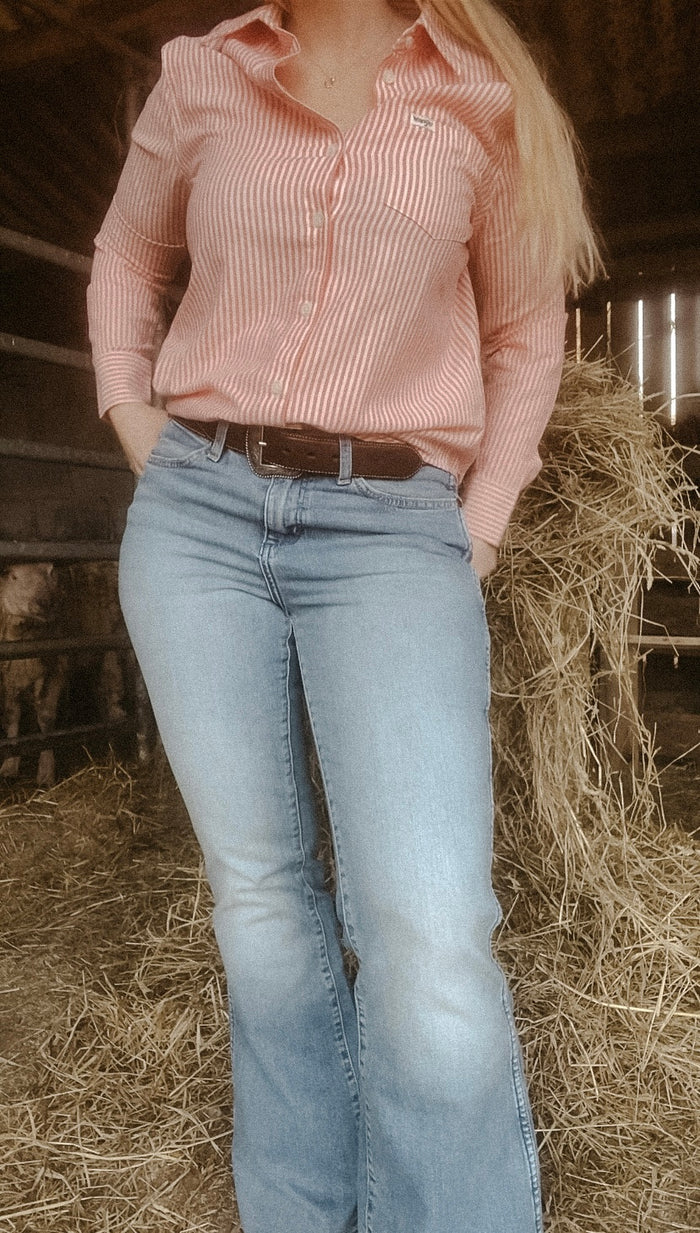 WRANGLER 1 PKT Shirt Honeysuckle