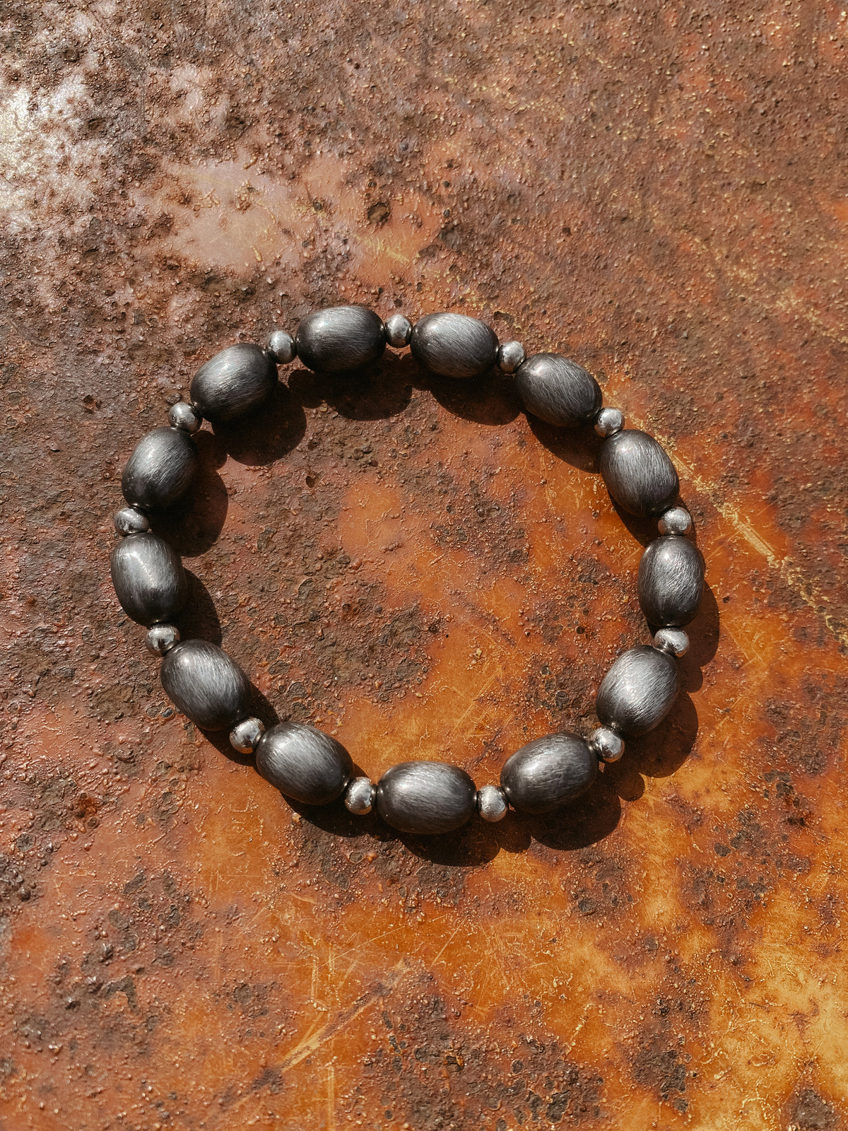 Western ovale kralen armband