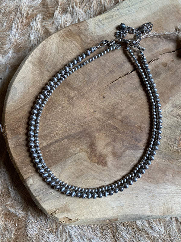 Double faux Navajo beads