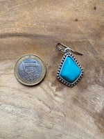 Load image in Gallery view, Turquoise pendant earrings
