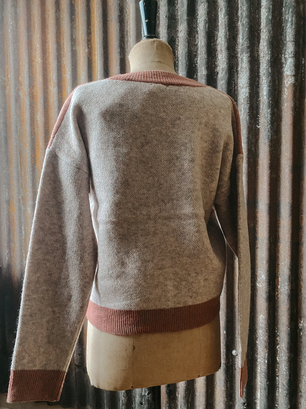 Cowgirl button sweater cardigan