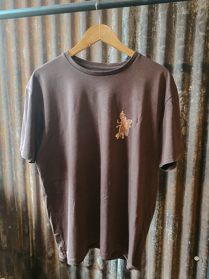WRANGLER VINTAGE TEE CHOCOLATE TORTE