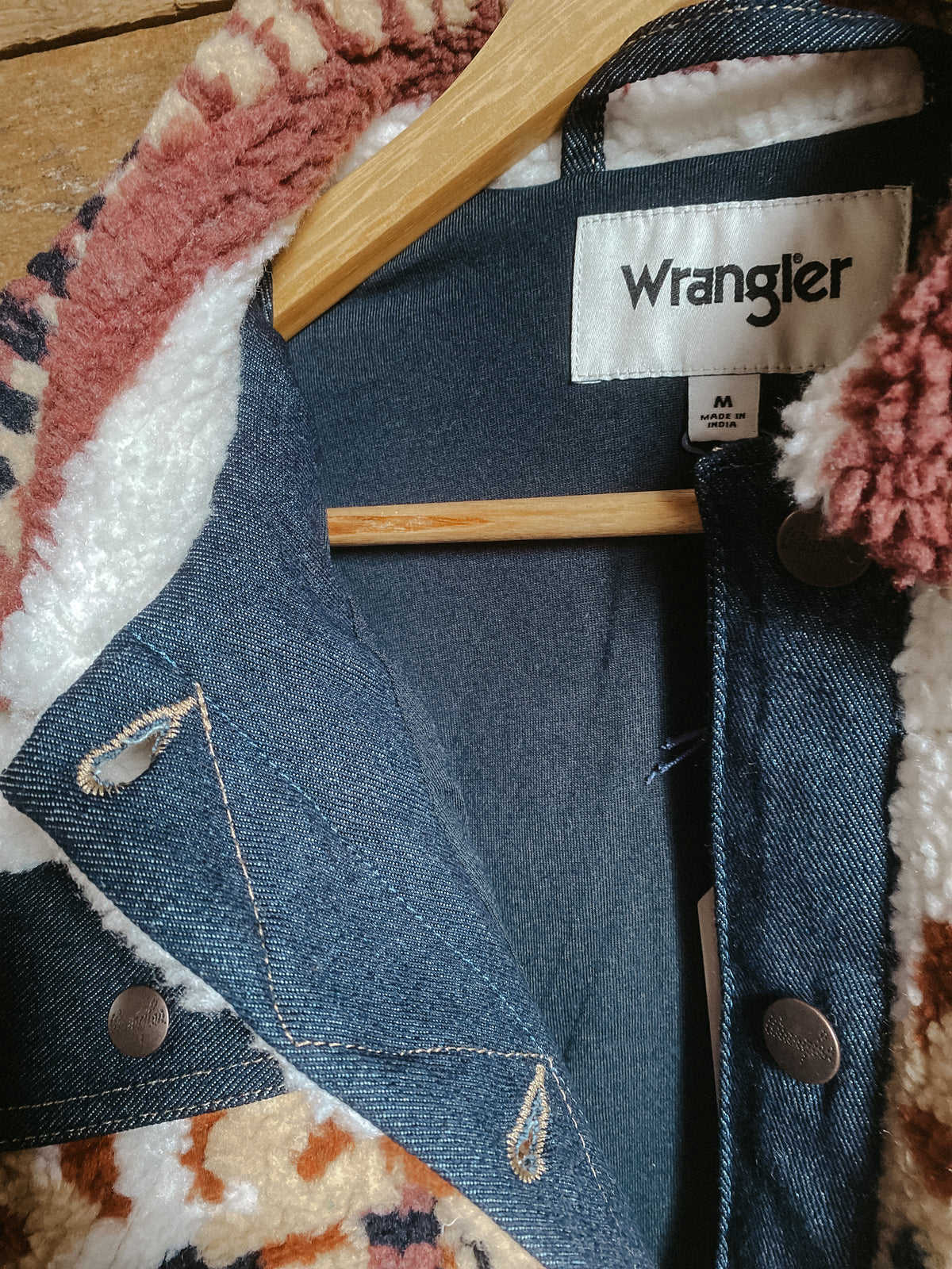 WRANGLER Sherpa trucker jacket