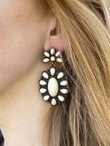 "white buffalo" earrings