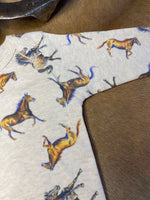 Load image in Gallery view, {Wild horses} Romper SS

